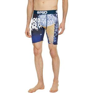 PSD Men's Boxer Brief (Blue/Iced Cone, L)